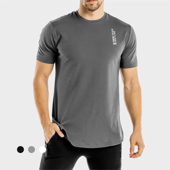 ست ورزشی مردانه تیشرت و شلوارک والیبالی پوما طرح دار خاکستری